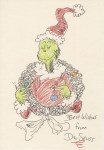 Lot #622: THEODOR SEUSS GEISEL [DR. SEUSS] - The Grinch at Christmas - Felt-tip pen and crayon on paper
