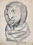 Lot #63: JOSÉ LUIS CUEVAS - Boceto #05 - Pencil drawing on paper