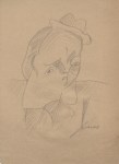 Lot #835: JOS LUIS CUEVAS - Boceto #06 - Pencil drawing on paper