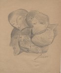 Lot #64: JOSÉ LUIS CUEVAS - Boceto #07 - Pencil drawing on paper