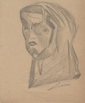 Lot #65: JOS LUIS CUEVAS - Boceto #09 - Pencil drawing on paper
