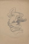 Lot #66: JOSÉ LUIS CUEVAS - Boceto #10 - Pencil drawing on paper