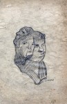 Lot #834: JOS LUIS CUEVAS - Boceto #03 - Pencil drawing on paper