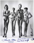 Lot #1344: HELMUT NEWTON - Sie Kommen, Naked ("They Are Coming") - Original vintage silver gelatin photograph