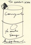 Lot #1510: ANDY WARHOL - Campbell's Soup Can - Marker drawing on Studio 54 letterhead stationery