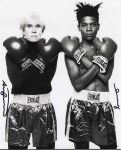 Lot #22: MICHAEL HALSBAND - Andy Warhol and Jean-Michel Basquiat - Silver gelatin print