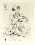 Lot #264: PAUL CEZANNE - Guillaumin au Pendu - Etching