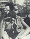 Lot #2522: MAN RAY - Meret Oppenheim at the Coffee Shop - Original vintage photogravure