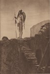 Lot #2776: EDWARD S. CURTIS - Pueblo Staircase - Original vintage sepia toned photogravure