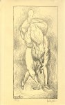 Lot #2119: RUDOLF BAUER - Couple Dancing, Woman with Flowing Hair - Lithograph