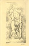 Lot #1951: RUDOLF BAUER - Couple Dancing, Woman with Flowing Hair - Lithograph