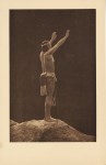 Lot #2764: EDWARD S. CURTIS - Prayer to the Stars - Original vintage sepia toned photogravure